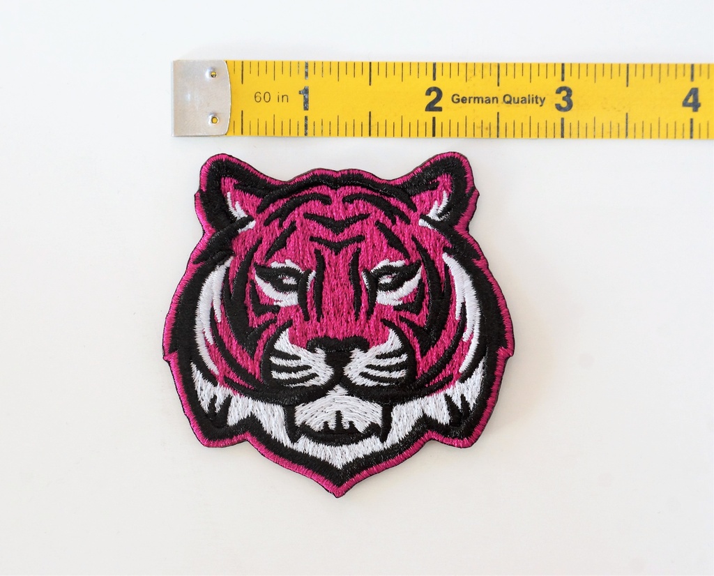 Bengals Tiger Iron On - Pink & White