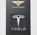 Tesla Brown Emblem Patch Iron On 