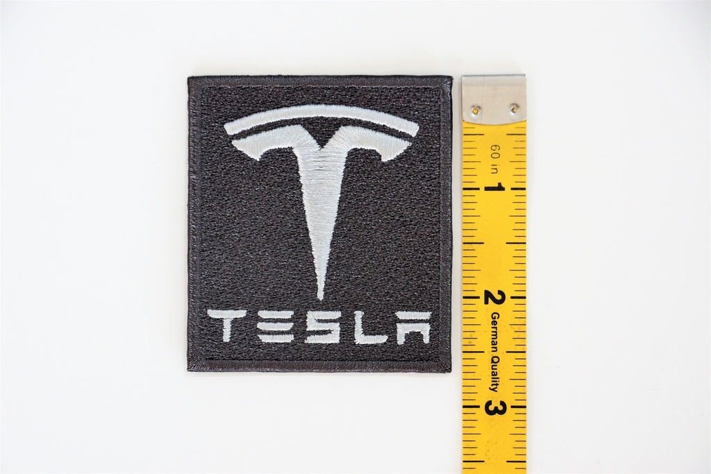 Tesla Brown Emblem Patch Iron On 