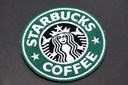 Round Starbucks Coffee patch iron on