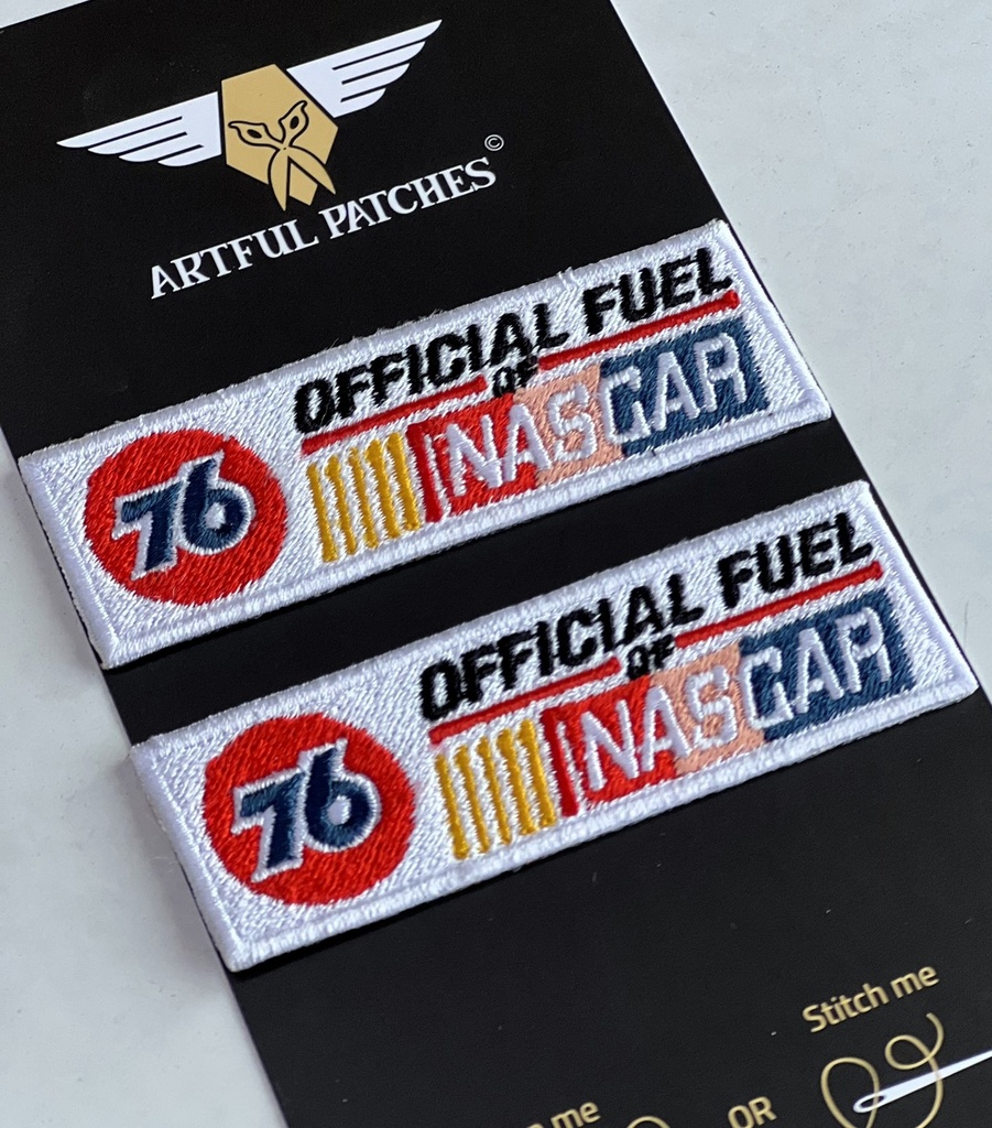 Official Fuel Of NASCAR Embroidered Patch  Iron On 