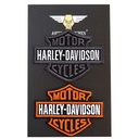 Harley Davidson Logo Iron On  - Basic & Charcoal 