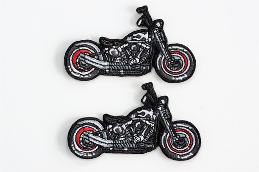 Biker For Life Patch Iron Sew On Embroidered Badge Motorbike
