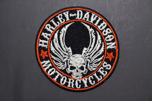 Harley-Davidson - Flying Skull Iron On 